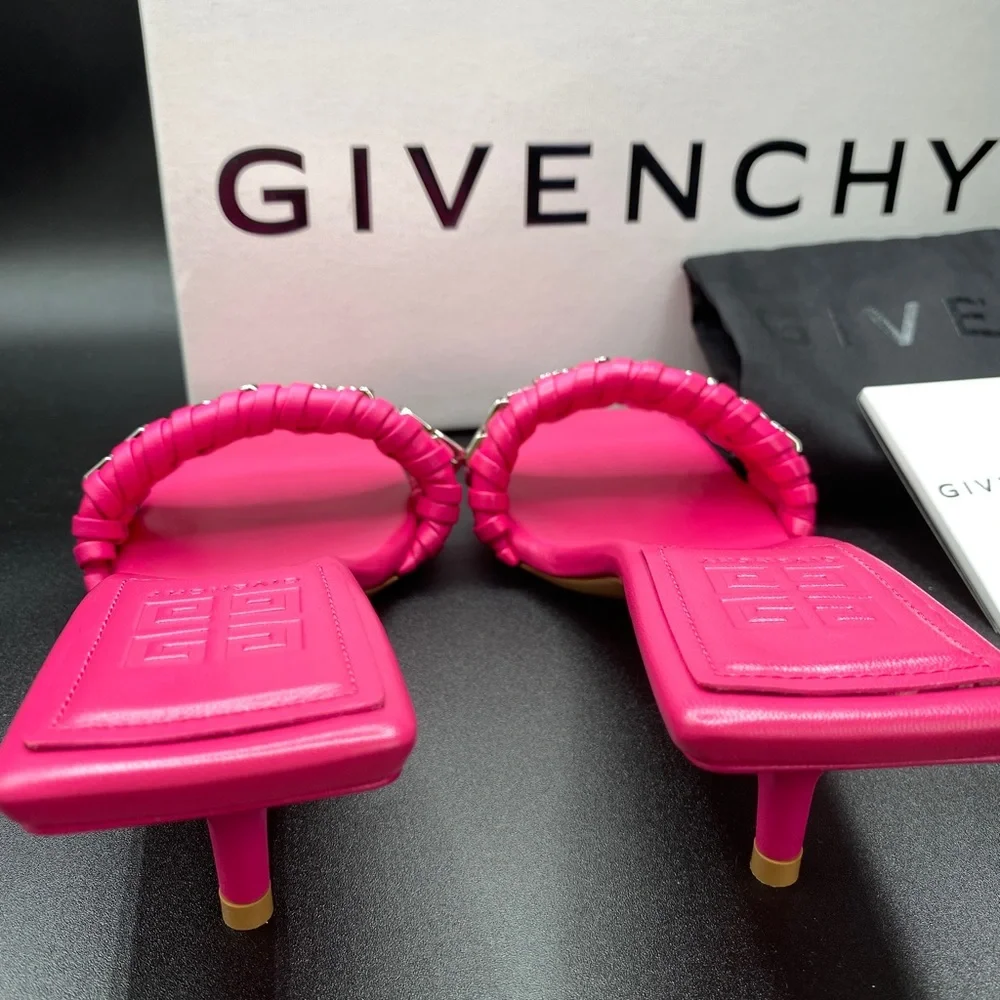 Authentic Women’s G Woven Leather Sandals SIZE 7 NWB - Picture 7 of 11